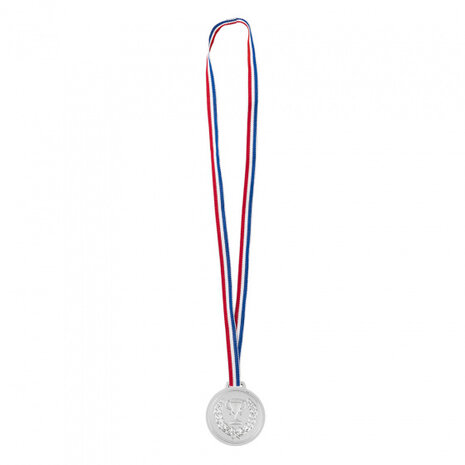podiummedailles 6 cm polytheen goud/zilver/brons 3 stuks