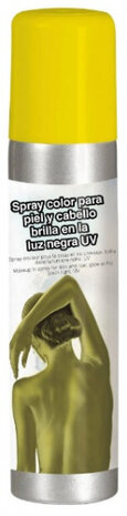 bodypaint spray 75 ml geel
