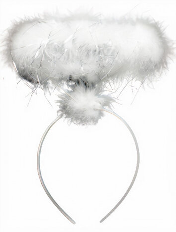 diadeem engel dames wit one-size