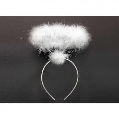 diadeem engel dames wit one-size