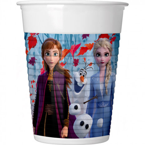 feestbekers Frozen II junior 200 ml 6 stuks