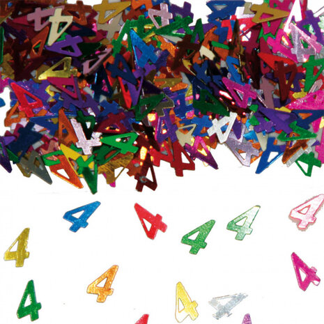 confetti Nummer-4 14 gram
