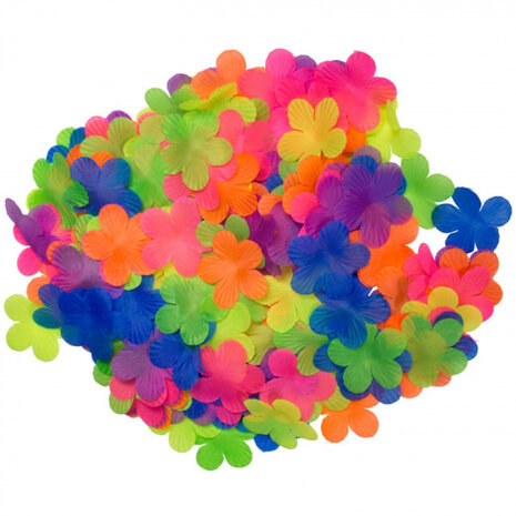 tafeldecoratie Hawaii bloemen 5 cm polyester 300 stuks
