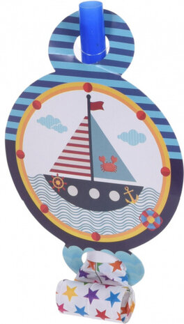 roltongen Piraten junior papier 8-delig