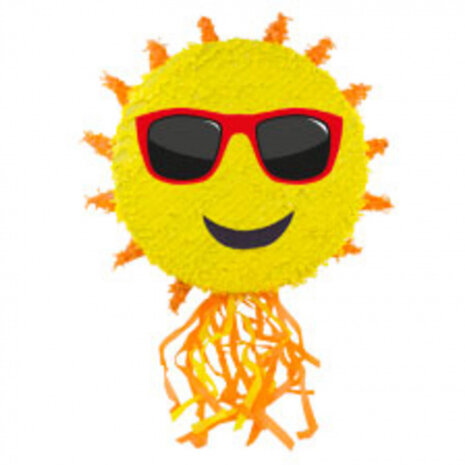 pi&ntilde;ata Zon 39 cm papier oranje/geel