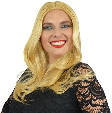 pruik Yvette dames synthetisch blond