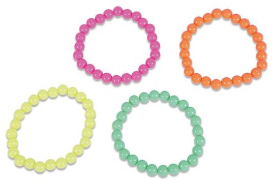 armbandenset Neon 4 stuks