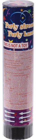 partypopper 20,5 cm folie