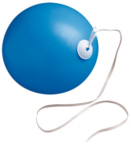 ballonsluiter met lint 130 cm wit