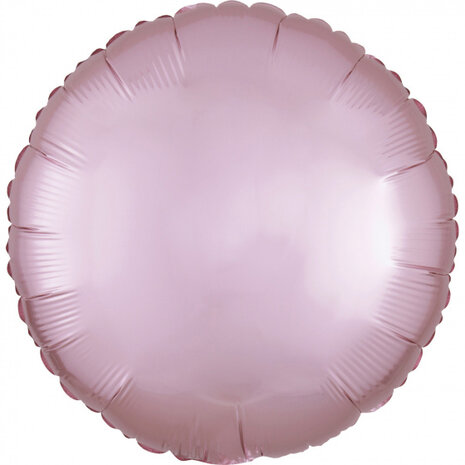 folieballon Pastel Circle 40 cm roze