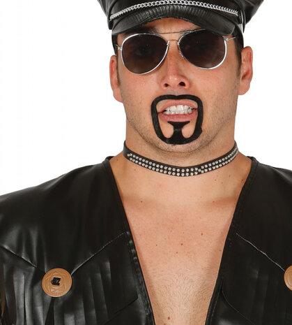 halsketting Punk zwart one-size