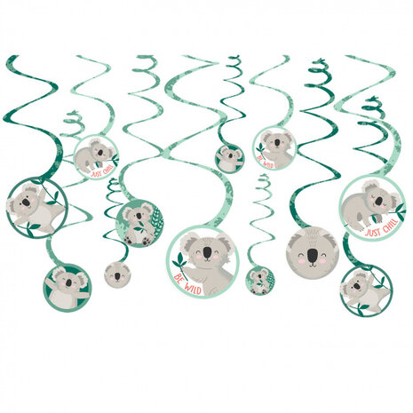 swirlslinger Koala junior papier groen 12 stuks