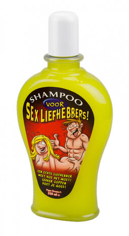 shampoo Fun Seksliefhebbers 350 ml geel