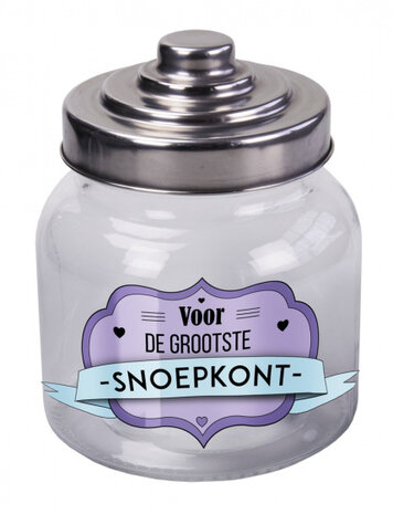 voorraadpot 800 ml Snoeppot glas transparant