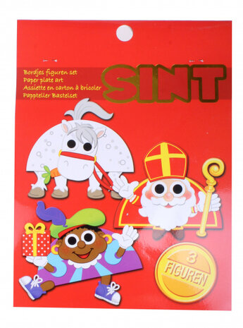 figurenbordjes sinterklaas junior papier 3-delig