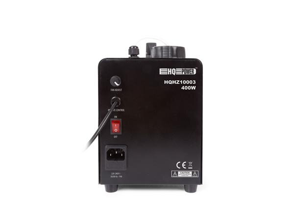 nevelmachine Mini IP20 400 W 1,2 liter 30 x 18 cm zwart