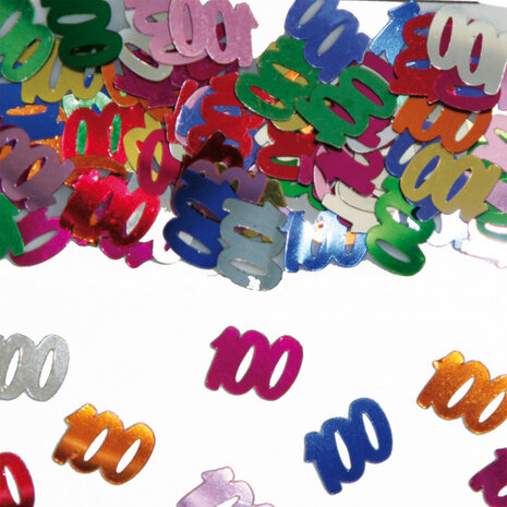 tafelconfetti 100 Jaar 14 gram