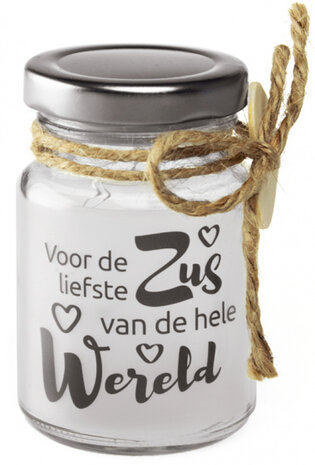 decoratielicht Little Star zus 5 x 8,5 cm glas