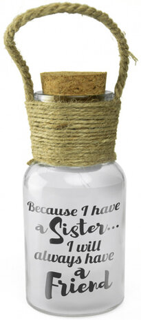 decoratielicht Big Star sister 15 cm transparant
