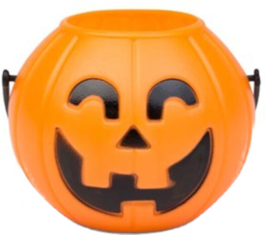 lantaarn Halloween led 7,2 x 5,8 cm oranje