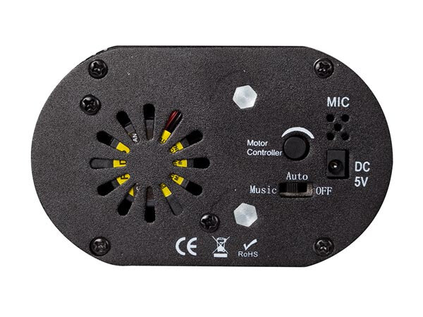 mini-laserprojector 3 Watt 5 VDC 1A 12 x 10 cm zwart