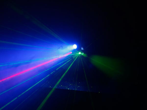 mini-laserprojector 3 Watt 5 VDC 1A 12 x 10 cm zwart