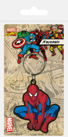 sleutelhanger Spider-Man 6 cm rood