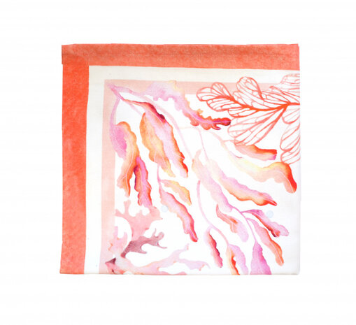 tafelkleed Sirtaki 90 x 90 cm katoen roze