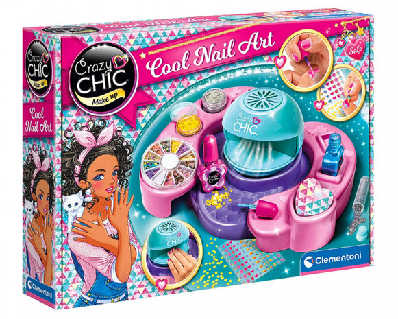 nagelstudio Crazy Chic meisjes 12-delig