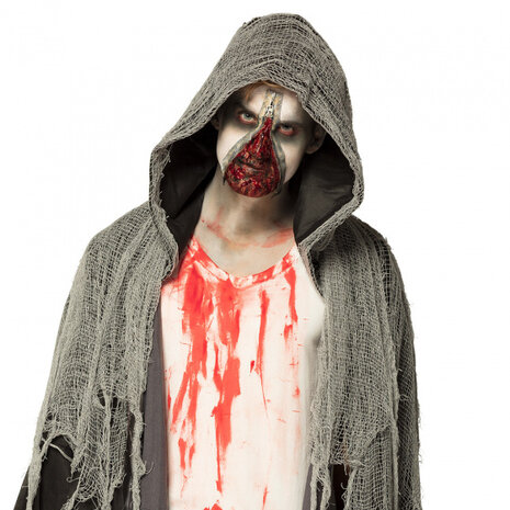 schminkset zombie-rits rood/wit