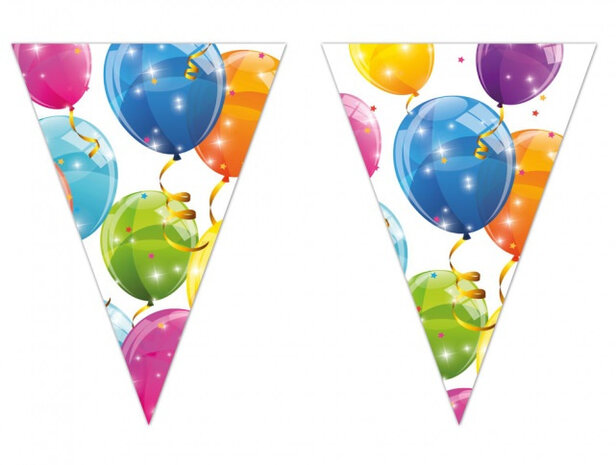 vlaggenlijn ballonnen 100 cm