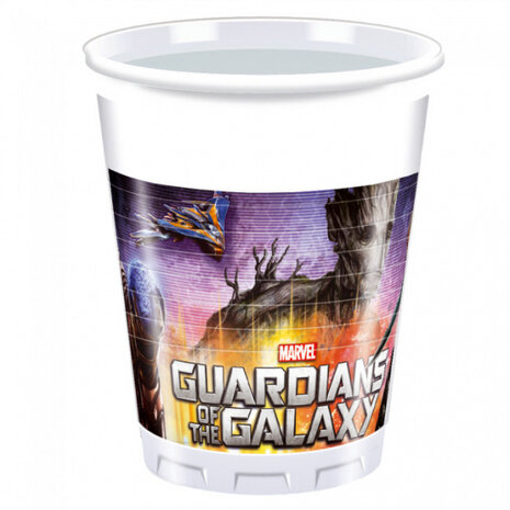 feestbekers Guardians of the Galaxy 200 ml 8 stuks