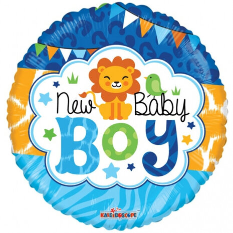 folieballon geboorte Jungle jongens 45,5 cm