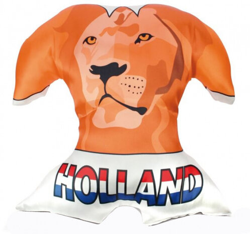 funkussen T-shirt 40 x 35 cm polyester oranje/wit