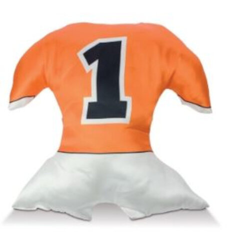 funkussen T-shirt 40 x 35 cm polyester oranje/wit