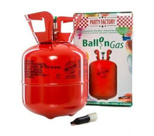 heliumtank 20 ballonnen rood