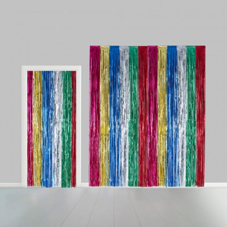 deurgordijn 100 x 240 cm folie