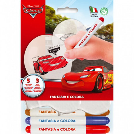 ballonnen kleurset Cars junior 28 cm latex 8-delig