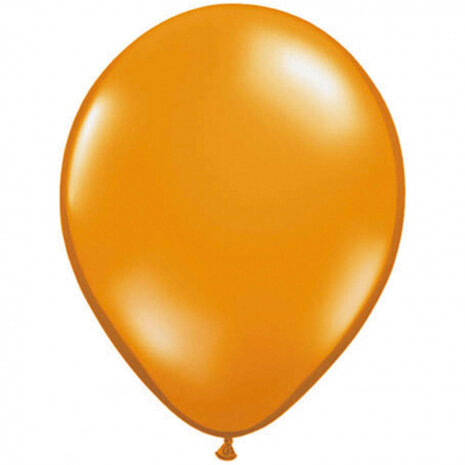 ballonnen 13,5 cm latex oranje 100 stuks