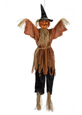 vogelverschrikker 200 cm PVC/polyester bruin