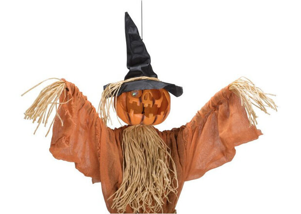 vogelverschrikker 200 cm PVC/polyester bruin