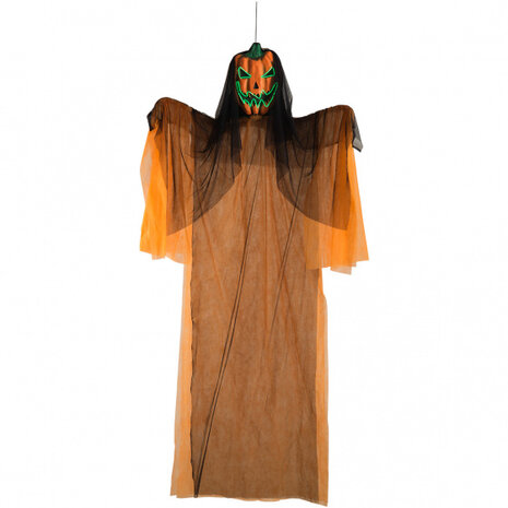 pompoenmonster 210 cm PVC/polyester oranje/groen