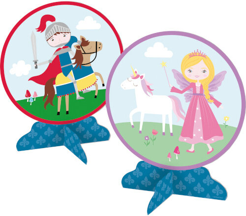 tafeldecoratie Princess &amp; Knight 28 x 22 cm karton