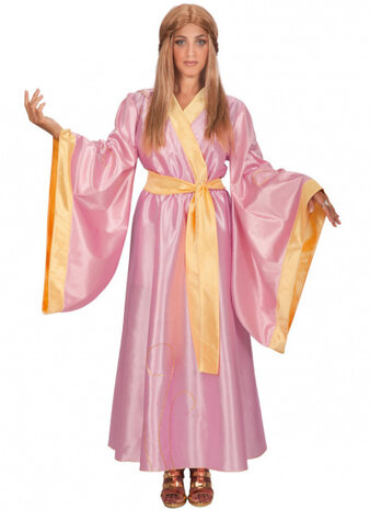 verkleedjurk Sansa dames polyester roze one-size