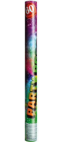 confettikanon 60 cm 20 tot 30 meter groen/paars
