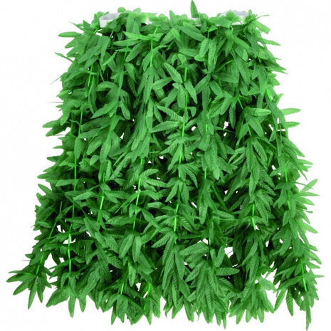 verkleedrok Hawaii dames 70 cm groen one-size