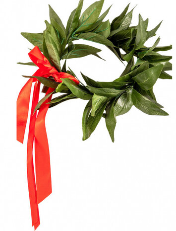 hoofdband/kroon laurierblad groen one-size