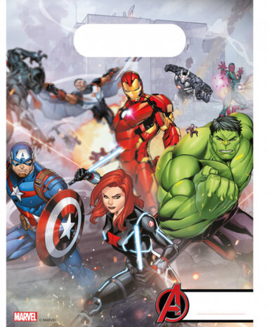 uitdeelzakjes Mighty Avengers junior 23 x 17 cm
