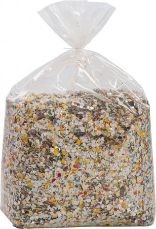 confetti regenboog papier 5 kg