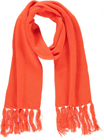 sjaal Party wol oranje one-size